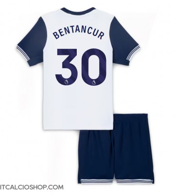 Tottenham Hotspur Rodrigo Bentancur #30 Prima Maglia Bambino 2024-25 Manica Corta (+ Pantaloni corti)